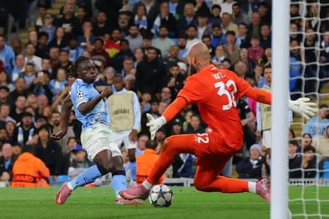 Doku Seals Manchester City's Win Against Napoli Following De Bruyne's Early Comeback Return
